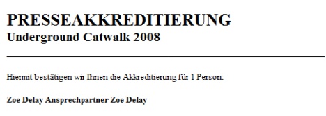 Presseakkreditierung ohne Presseausweis